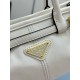 Replica borse griffate a mano Prada Bonnie mini 1BA486 Bianco