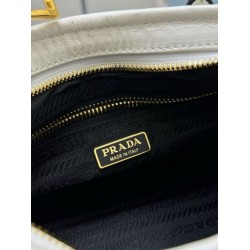 Borse a mano Prada Bonnie mini 1BA486 Bianco