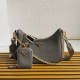 Replica Borse firmate /borsa hobo Saffiano Prada Re-Edition 2005 Grigio Imitazioni Replica Borse firmate /borsa hobo Saffiano Prada Re-Edition 2005 Grigio
