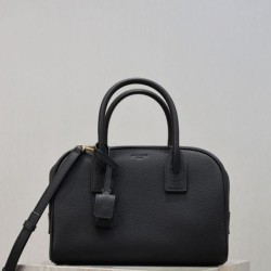 Replica Bora Pari a mano piccola Sac De Jour Boston YSL Saint Laurent nera grana