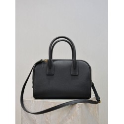 Borsa Pari a mano piccola Sac De Jour Boston YSL Saint Laurent nera grana Borsa Pari a mano piccola Sac De Jour Boston YSL Saint Laurent nera grana
