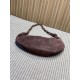Replica Borsa a tracolla Hobo YSL Saint Laurent Amalia croissant Caffè Imitazioni Replica Borsa a tracolla Hobo YSL Saint Laurent Amalia croissant Caffè