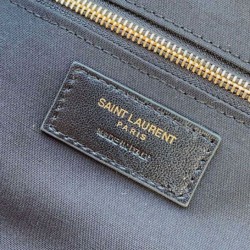 Replica Borsa a tracolla Hobo YSL Saint Laurent Amalia croissant Caffè Imitazioni Replica Borsa a tracolla Hobo YSL Saint Laurent Amalia croissant Caffè