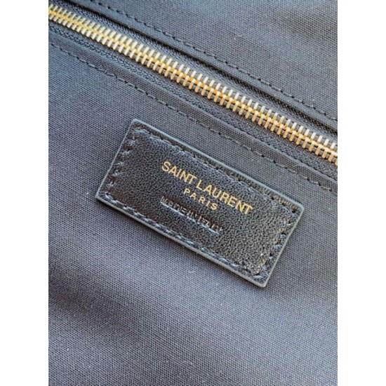 Replica Borsa a tracolla Hobo YSL Saint Laurent Amalia croissant Caffè Imitazioni Replica Borsa a tracolla Hobo YSL Saint Laurent Amalia croissant Caffè