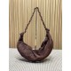 Replica Borsa a tracolla Hobo YSL Saint Laurent Amalia croissant Caffè Imitazioni Replica Borsa a tracolla Hobo YSL Saint Laurent Amalia croissant Caffè