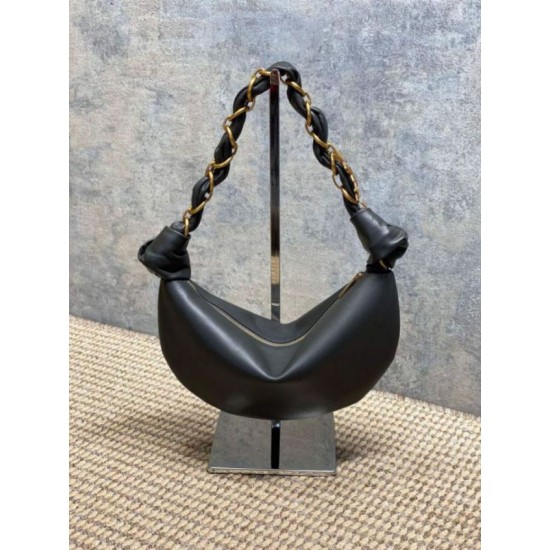 Replica Borse mini hobo Amalia YSL Saint Laurent Nero Imitazioni Replica Borse mini hobo Amalia YSL Saint Laurent Nero