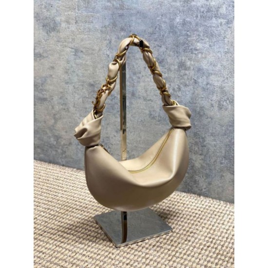 Replica Borse mini hobo Amalia YSL Saint Laurent Albicocca Imitazioni Replica Borse mini hobo Amalia YSL Saint Laurent Albicocca