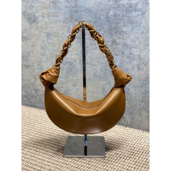 Replica Borsa mini hobo Amalia YSL Saint Laurent marrone