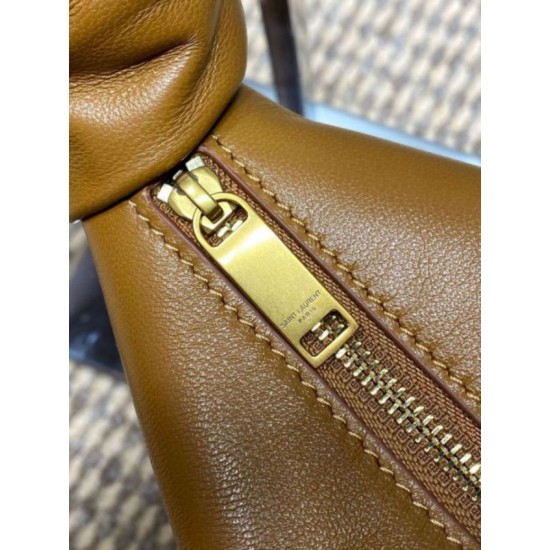 Replica Borsa mini hobo Amalia YSL Saint Laurent marrone