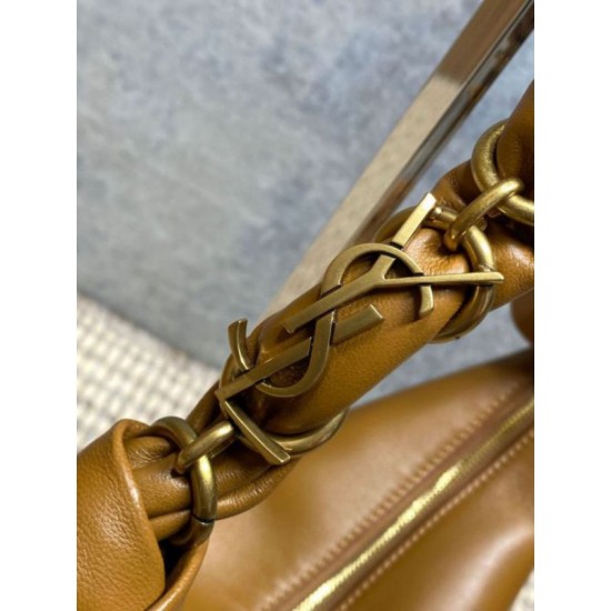 Replica Borsa mini hobo Amalia YSL Saint Laurent marrone