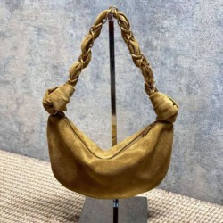 Replica Borsa mini hobo Amalia YSL Saint Laurent Grigio scamosciato