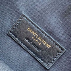 Replica Borsa mini hobo Amalia YSL Saint Laurent Grigio scamosciato Imitazioni Replica Borsa mini hobo Amalia YSL Saint Laurent Grigio scamosciato