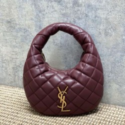 Replica Borsa Piccola Tote YSL Saint Laurent Icarino Cassandre nappa trapuntata Maroon