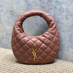 Replica Borsa Piccola Tote YSL Saint Laurent Icarino Cassandre nappa trapuntata Rosa