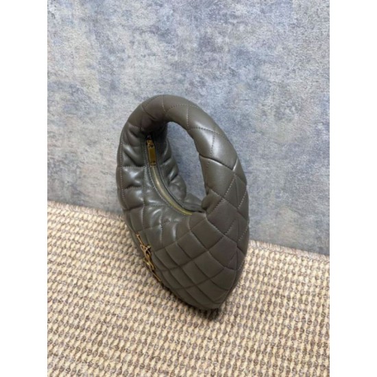 Replica Borsa Piccola Tote YSL Saint Laurent Icarino Cassandre nappa trapuntata Grigio Imitazioni Replica Borsa Piccola Tote YSL Saint Laurent Icarino Cassandre nappa trapuntata Grigio