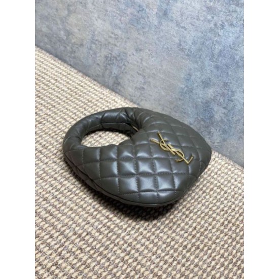 Replica Borsa Piccola Tote YSL Saint Laurent Icarino Cassandre nappa trapuntata Grigio Imitazioni Replica Borsa Piccola Tote YSL Saint Laurent Icarino Cassandre nappa trapuntata Grigio