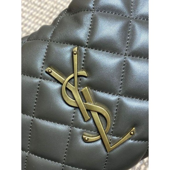 Replica Borsa Piccola Tote YSL Saint Laurent Icarino Cassandre nappa trapuntata Grigio Imitazioni Replica Borsa Piccola Tote YSL Saint Laurent Icarino Cassandre nappa trapuntata Grigio