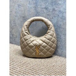 Borse Piccola Tote YSL Saint Laurent Icarino Cassandre nappa trapuntata Albicocca