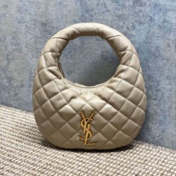 Replica Borse Firmate  Piccola Tote YSL Saint Laurent Icarino Cassandre nappa trapuntata Albicocca