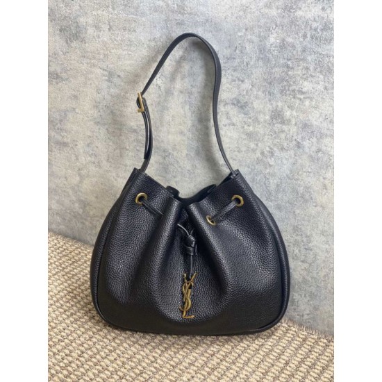 Replica Borse Firmate hobo piccola YSL Saint Laurent Paris VII nera goffrata Imitazioni Replica Borse Firmate hobo piccola YSL Saint Laurent Paris VII nera goffrata