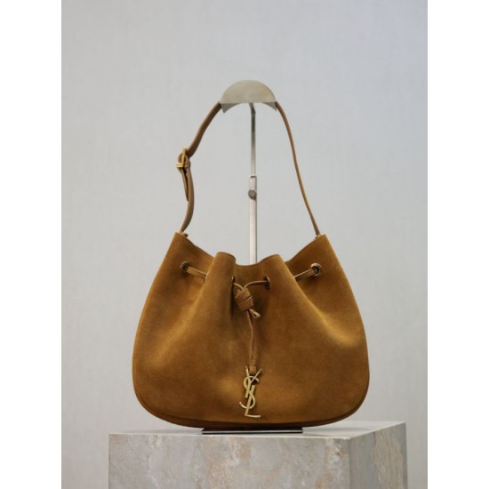 Replica Borsa a tracolla PARIS VII YSL Saint Laurent Jamie Pochon scamosciata marrone Imitazioni Replica Borsa a tracolla PARIS VII YSL Saint Laurent Jamie Pochon scamosciata marrone