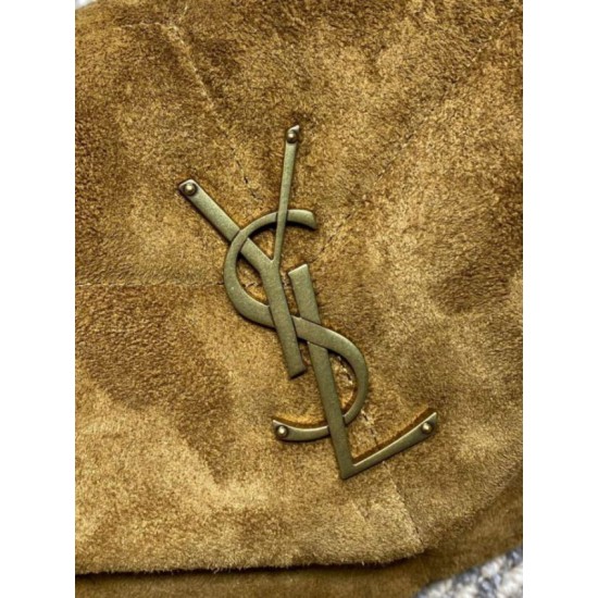 Replica Borse a tracolla media YSL Saint Laurent Toy puffer cammello scamosciata Imitazioni Replica Borse a tracolla media YSL Saint Laurent Toy puffer cammello scamosciata