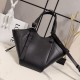 Replica Borsa tote media classica Loewe Hammock Flip Nero Imitazioni Replica Borsa tote media classica Loewe Hammock Flip Nero