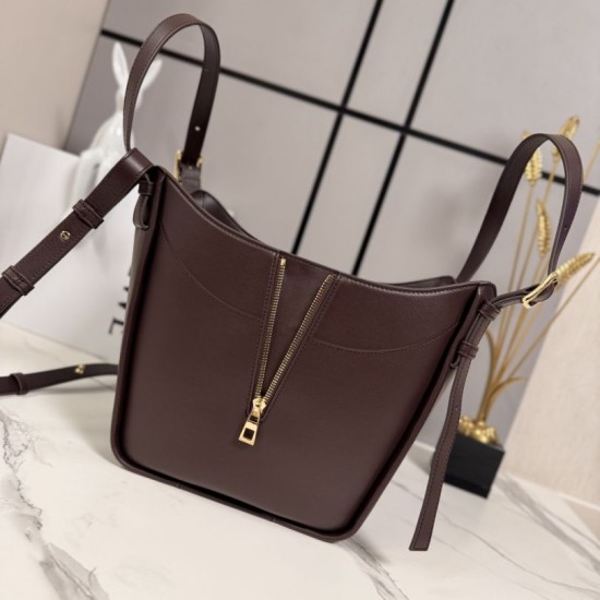 Replica Borsa tote media classica Loewe Hammock Flip Marrone Imitazioni Replica Borsa tote media classica Loewe Hammock Flip Marrone