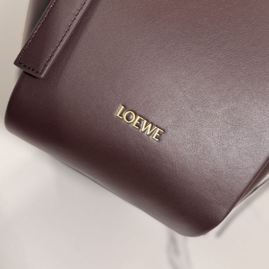 Replica Borsa tote media classica Loewe Hammock Flip Marrone Imitazioni Replica Borsa tote media classica Loewe Hammock Flip Marrone