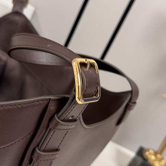 Replica Borsa tote media classica Loewe Hammock Flip Marrone Imitazioni Replica Borsa tote media classica Loewe Hammock Flip Marrone