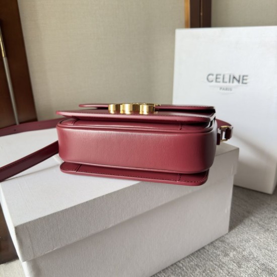 Replica Borsa Celine Teen Triomphe rossa