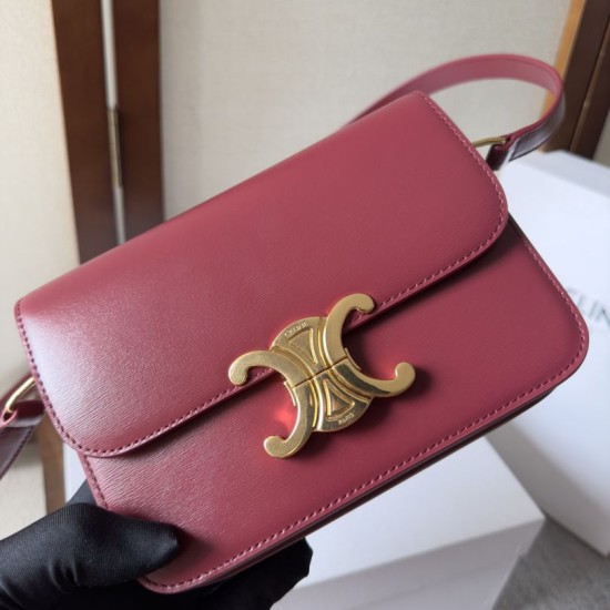Replica Borsa Celine Teen Triomphe rossa