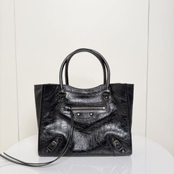 Replica Borse Imitazioni tote verticale piccola Balenciaga Le City nera