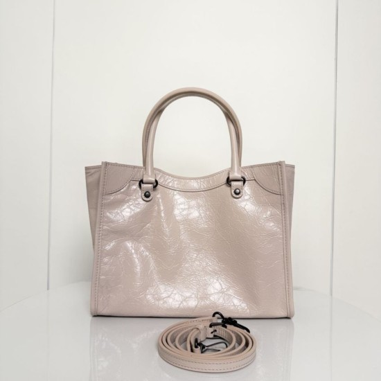 Replica Borsa tote verticale piccola Balenciaga Le City Albicocca Imitazioni Replica Borsa tote verticale piccola Balenciaga Le City Albicocca