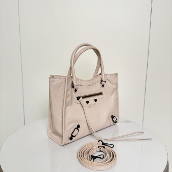 Replica Borsa tote verticale piccola Balenciaga Le City Albicocca Imitazioni Replica Borsa tote verticale piccola Balenciaga Le City Albicocca