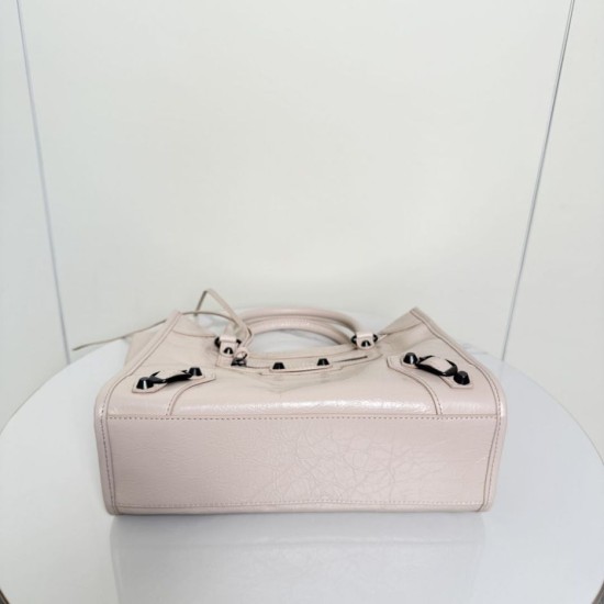Replica Borsa tote verticale piccola Balenciaga Le City Albicocca Imitazioni Replica Borsa tote verticale piccola Balenciaga Le City Albicocca