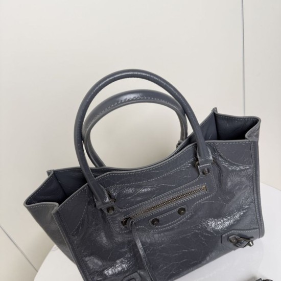 Replica Borse tote verticale piccola Balenciaga Le City Giallo Imitazioni Replica Borse tote verticale piccola Balenciaga Le City Giallo