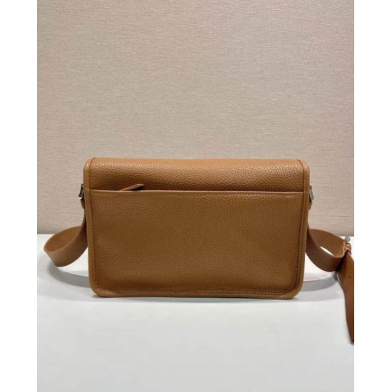 Replica Borsa a tracolla strutturata Prada marrone Imitazioni Replica Borsa a tracolla strutturata Prada marrone