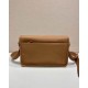 Replica Borsa a tracolla strutturata Prada marrone Imitazioni Replica Borsa a tracolla strutturata Prada marrone
