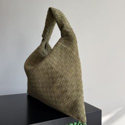 Replica Borsa a tracolla Bottega Veneta Large Hop in camoscio intrecciato verde oliva Imitazioni Replica Borsa a tracolla Bottega Veneta Large Hop in camoscio intrecciato verde oliva