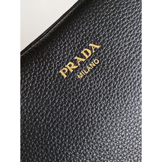 Replica Borsa a mano Prada Media 1BB149 Nero