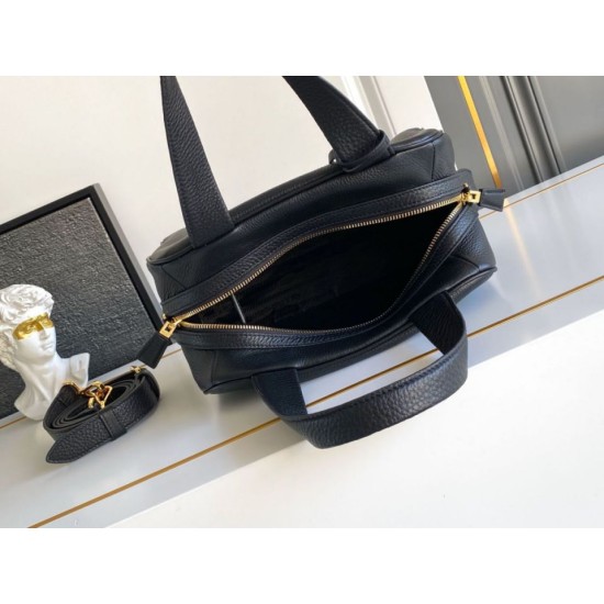 Replica Borsa a mano Prada Media 1BB149 Nero
