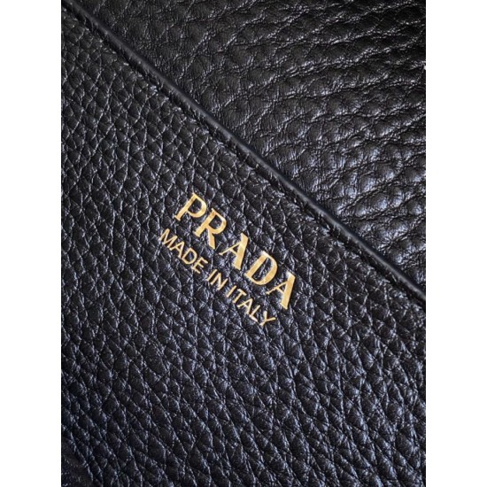 Replica Borsa a mano Prada Media 1BB149 Nero