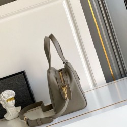 Replica Borse Imitazioni a mano Prada Media 1BB149 Grigio