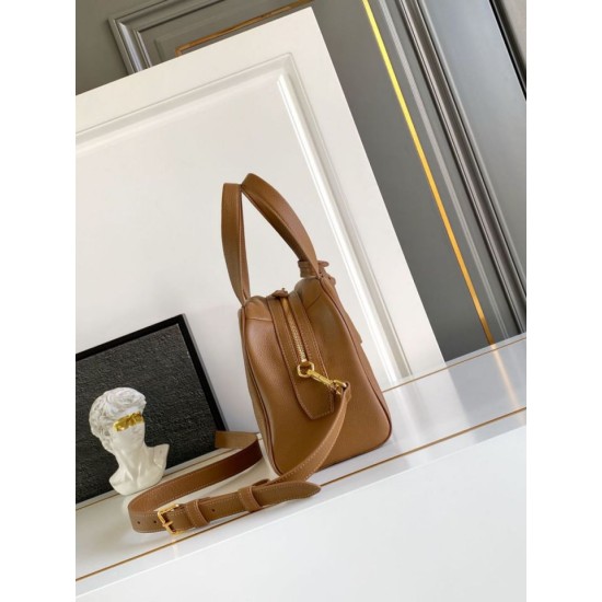 Replica Borsa a mano Prada Media 1BB149 Giallo Imitazioni Replica Borsa a mano Prada Media 1BB149 Giallo