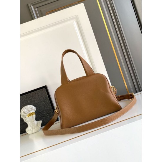 Replica Borsa a mano Prada Media 1BB149 Giallo Imitazioni Replica Borsa a mano Prada Media 1BB149 Giallo