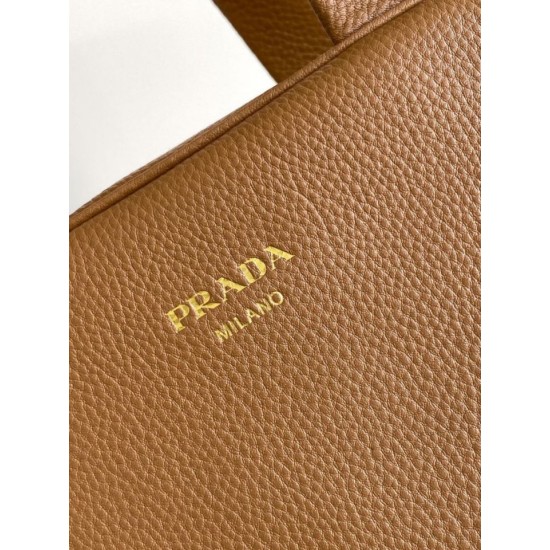 Replica Borsa a mano Prada Media 1BB149 Giallo Imitazioni Replica Borsa a mano Prada Media 1BB149 Giallo