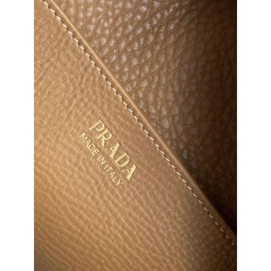 Replica Borsa a mano Prada Media 1BB149 Giallo Imitazioni Replica Borsa a mano Prada Media 1BB149 Giallo