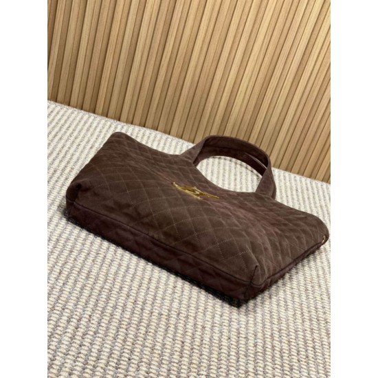 Replica Borse Imitazioni tote YSL Saint Laurent Icare scamosciata marrone Imitazioni Replica Borse Imitazioni tote YSL Saint Laurent Icare scamosciata marrone