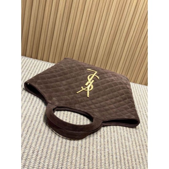 Replica Borse Imitazioni tote YSL Saint Laurent Icare scamosciata marrone Imitazioni Replica Borse Imitazioni tote YSL Saint Laurent Icare scamosciata marrone